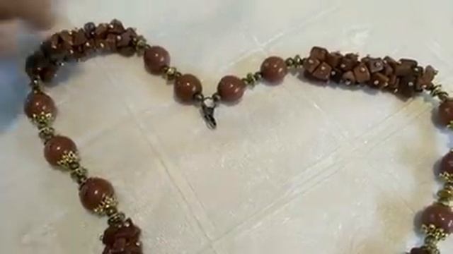 Переделка украшений до и после.Jewellery made of natural stones смотреть онлайн