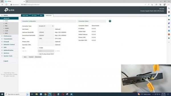 TP Link ER7206  Multi WAN and VLAN Setup
