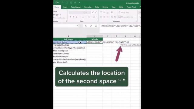 Breaking down text using MID function смотреть онлайн