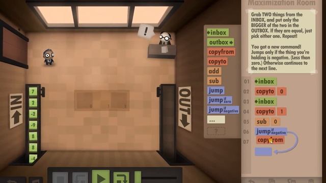 Human Resource Machine Level 14 смотреть онлайн