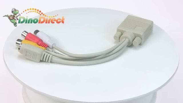 VGA to S-Video 3 RCA Composite AV Cable Adapter from Dinodirect.com смотреть онлайн