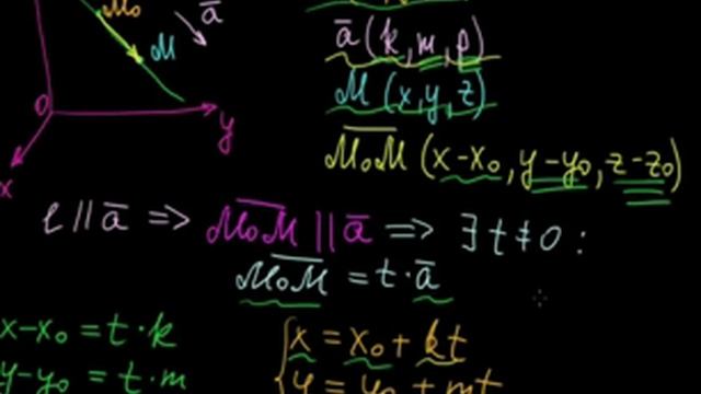 §49 Параметрические уравнения прямой смотреть онлайн