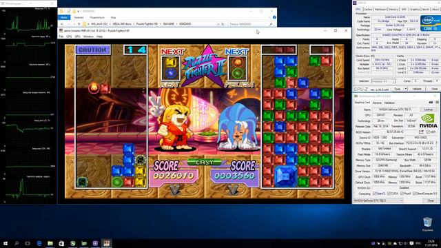 XENIA Xbox 360 Emulator - Super Puzzle Fighter II Turbo HD Remix (2007). Gameplay. Test #1 смотреть онлайн