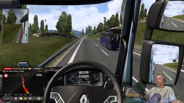 Играем в- [EURO TRUCK SIMULATOR] смотреть онлайн