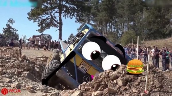 Extreme Monster Truck Off Road Crashes & Fails | Off Road Doodles Vehicle Mud Race | Woa Doodland