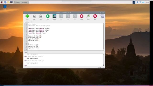 Step V - Programming Basic Alarm System in Thonny Python смотреть онлайн