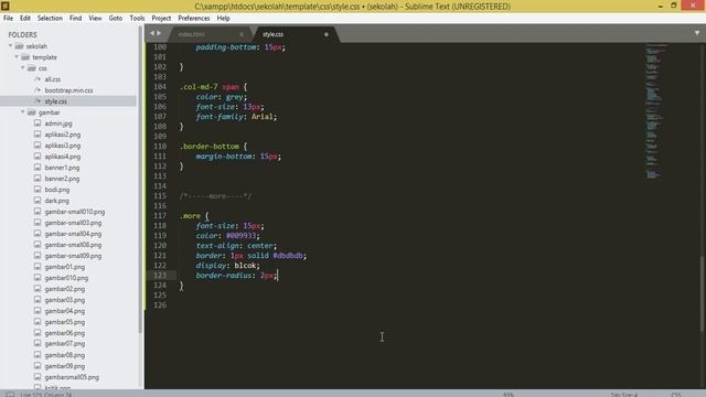 #01 Membuat Landing Page Website Sekolah atau Instansi Menggunakan Bootstrap смотреть онлайн