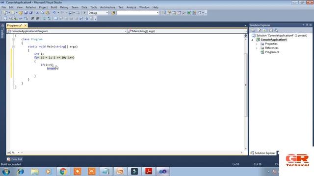 C# - Best C# online Course Continue And Break Statement in C# insurance Console application in Hind смотреть онлайн