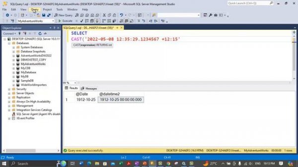 Date and Time Data Types - Part 1 | Transact-SQL | SQL Server | Data Types | T-SQL | Data Science