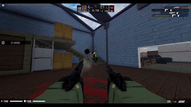 Counter Blox gameplay (Deathmatch, counter terrorist) #2 смотреть онлайн