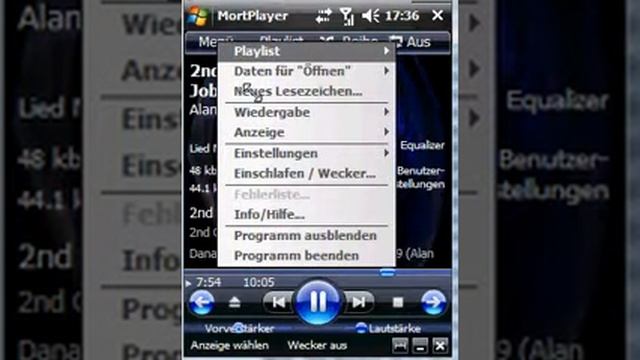 Tag37: Mort Player fuer Hörbücher auf WMHTC bei timoseewald.de/blog.avi смотреть онлайн