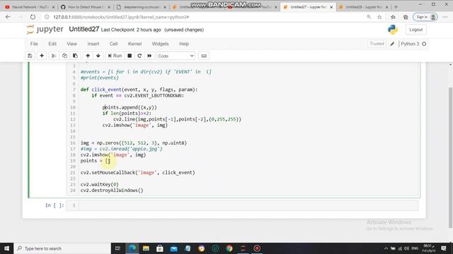 More Mouse Event Examples in OpenCV Python عربي смотреть онлайн