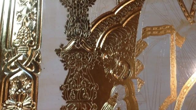 Золочение. Вызолот. Обзор золоченной иконы. Пантанасса. Всецарица. смотреть онлайн