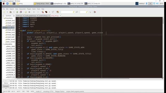 Classic Pong game in Python and Pygame смотреть онлайн