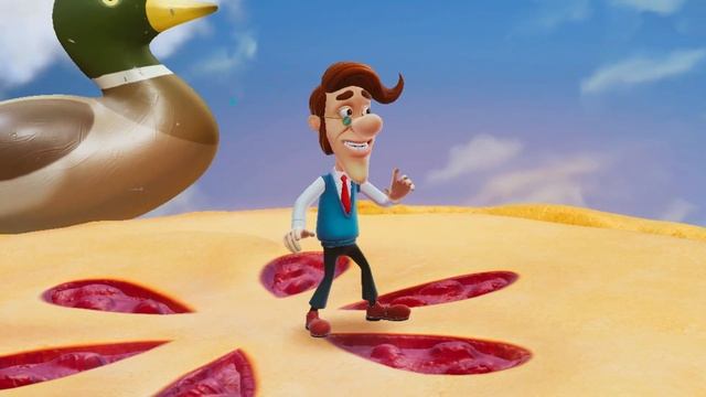 Hugh Neutron uses the Monado's power in Nickelodeon All-Star Brawl смотреть онлайн