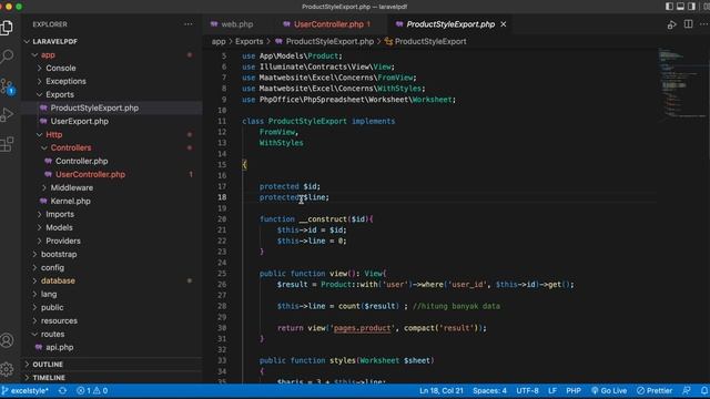 How to import & export excel with laravel 9 (part 2) смотреть онлайн