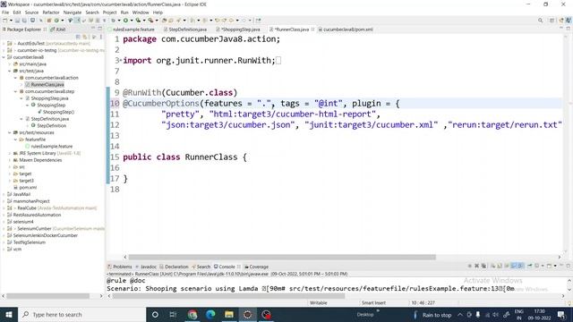 cucumber step definition using lamda expression смотреть онлайн