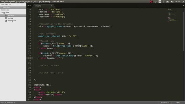 BASIC PHP AND MYSQL SELECT FROM DB AND DISPLAY USING mysqli смотреть онлайн