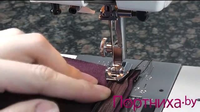 Лапка для потайной молнии инструкция смотреть онлайн