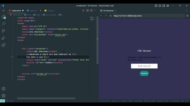 "Build Your Own URL Shortener with HTML, CSS, and JavaScript | Full Tutorial" смотреть онлайн