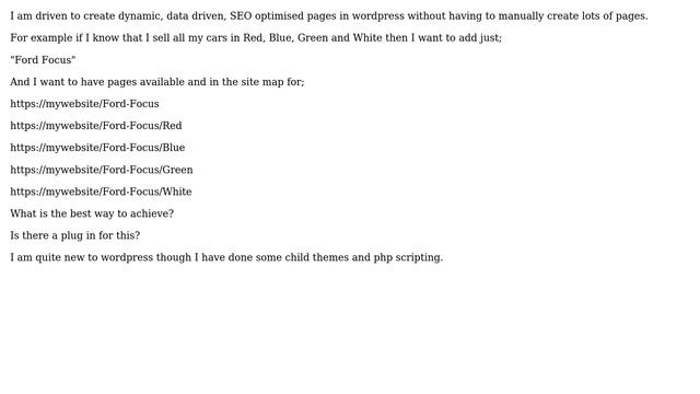 Wordpress: Create dynamic / data driven pages in wordpress смотреть онлайн