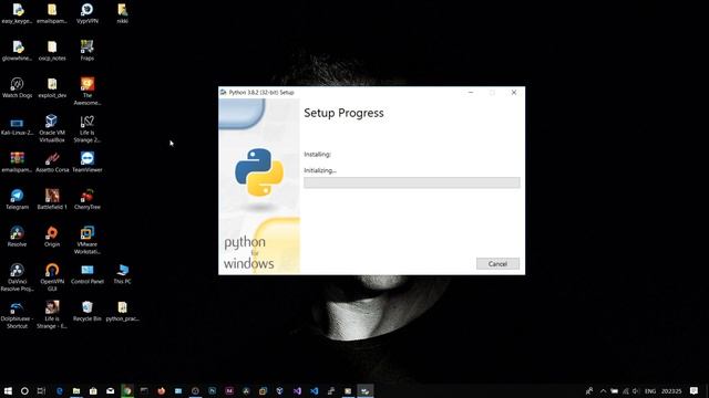 Python 3.8.2 Installation on Windows смотреть онлайн