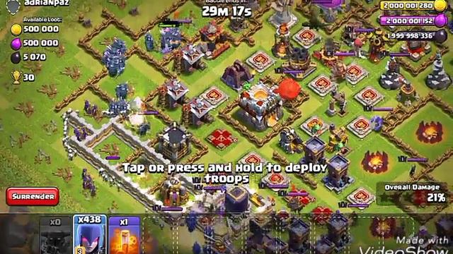Mega combo of witch and super pekka \best Coc private server смотреть онлайн