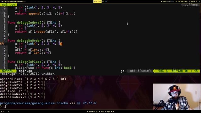 Magic Tricks with Go Slices - Go / Golang Slice Tips and Tricks | #feurious смотреть онлайн