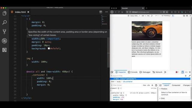 5 Reasons Why Your CSS Media Queries Are NOT Working (Meta Viewport Tag, Landscape, and More) смотреть онлайн