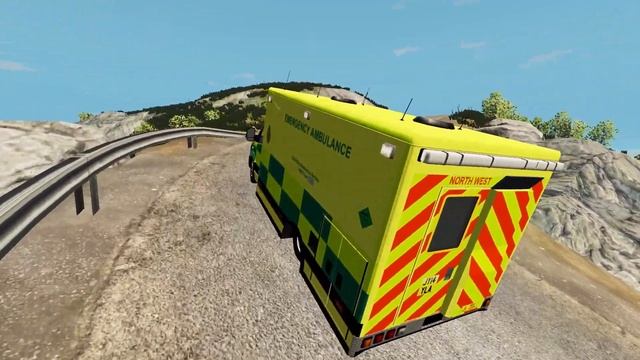BeamNG.drive - Mercedes Sprinter Ambulance on Gull Coast Beach смотреть онлайн