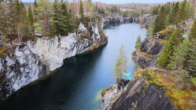 Рускеальский экспресс. Горный парк "Рускеала". Карелия. смотреть онлайн