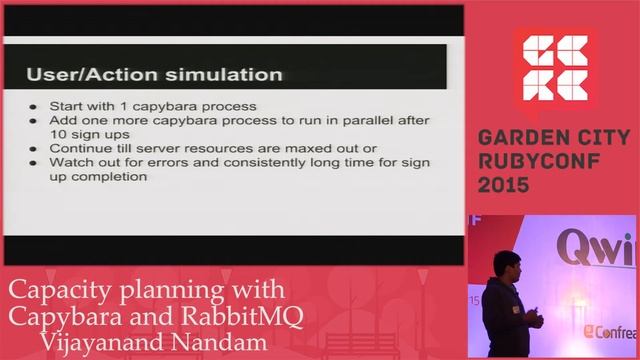 Garden City Ruby Conference - Capacity planning with Capybara and RabbitMQ смотреть онлайн