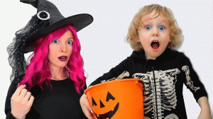 Тёма и Паша играют в вечеринку Хэллоуин