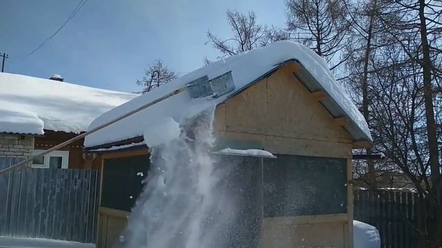 Крыша-снего-очиститель, своими руками. смотреть онлайн