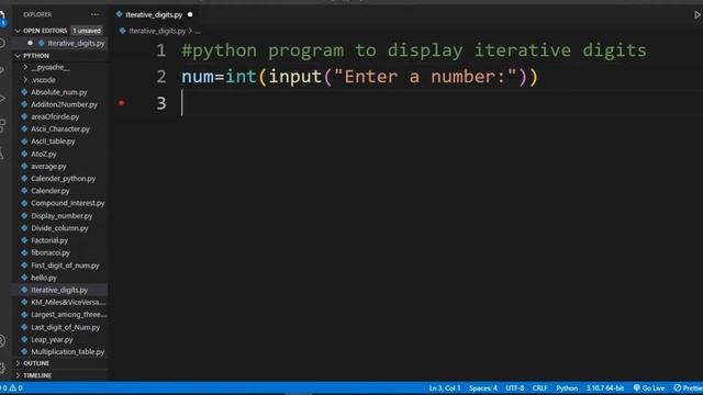 Python Iterate Over Digits in Integer||Python Beginner смотреть онлайн