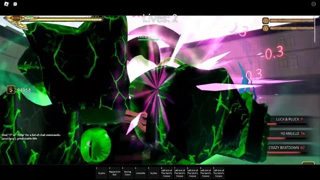 [YBA] Crazy Diamond + Reworked Hamon Is BRAINDEAD In 1v1's