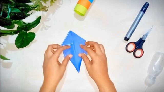 DIY Craft Paper Fish || How To make Easy Origami Paper Fish Blue Colour ? || Origami Fish