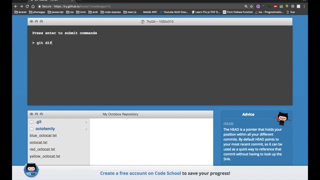 Git Diff | shows diff between origin and remote repo | Git Commands tutorial for beginners смотреть онлайн