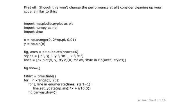 PYTHON : why is plotting with Matplotlib so slow? смотреть онлайн