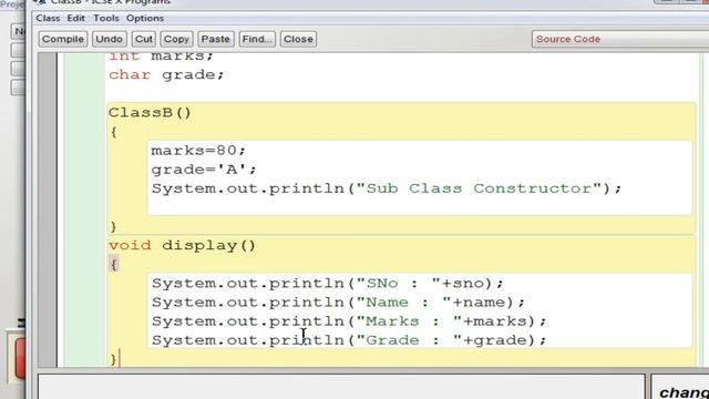 #2 Inheritance Program Example in Java | ISC Syllabus смотреть онлайн