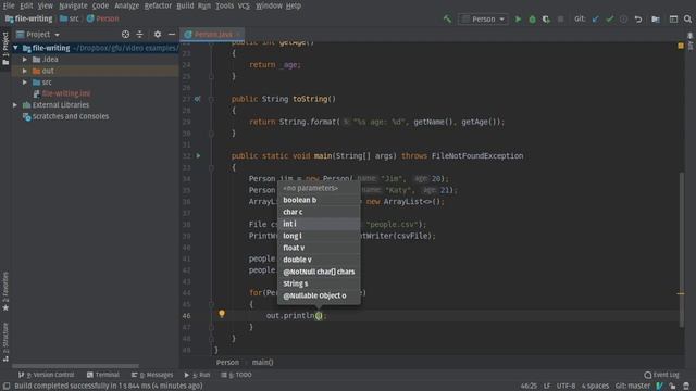 Writing to a CSV file example with PrintWriter in Java смотреть онлайн