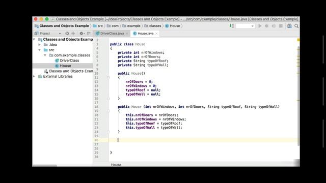 Classes and objects part-1 in Java смотреть онлайн