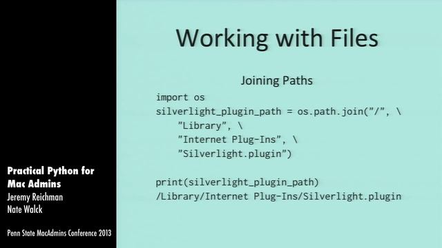 Practical Python for Mac Admins - Jeremy Reichman, Nate Walck смотреть онлайн