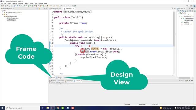 Java GUI Setup in Eclipse IDE 2022-03 смотреть онлайн