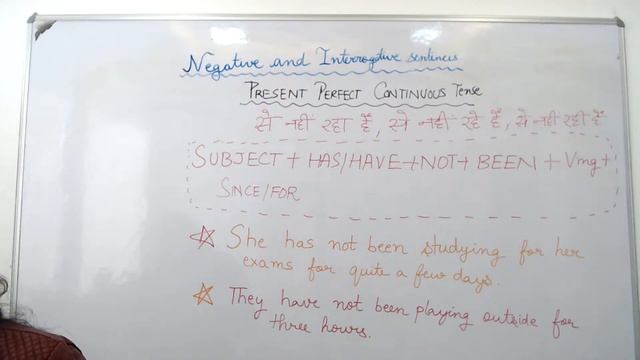 How to form Negative and Interrogative sentences in Present Perfect Continuous Tense by Vandana Ma смотреть онлайн