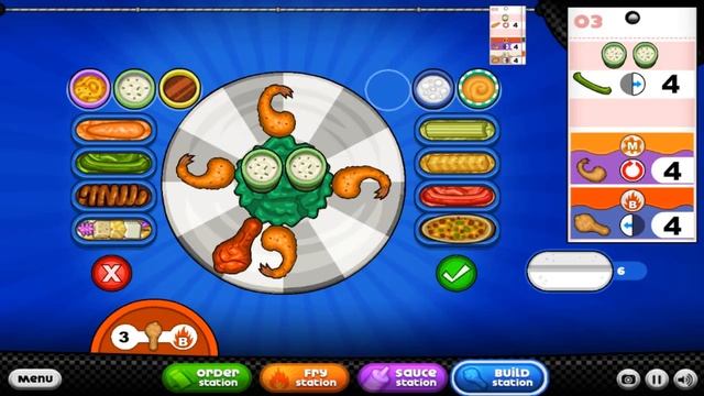 Papa's Wingeria HD - All Meats Unlocked (Rank 24) смотреть онлайн