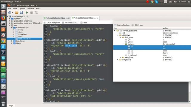 Cool mongodb query trick $push, $pull and $set without $elemMatch смотреть онлайн