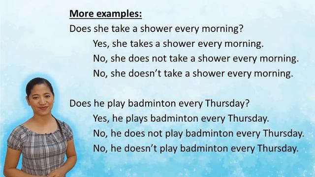 BASIC ENGLISH - Simple Present Tense with Time Expression "EVERY" (Part 2) - Yes/No Questions смотреть онлайн