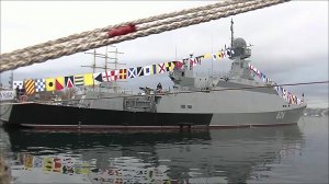В состав Черноморского флота торжественно принят новейший ракетоносец «Орехово-Зуево»