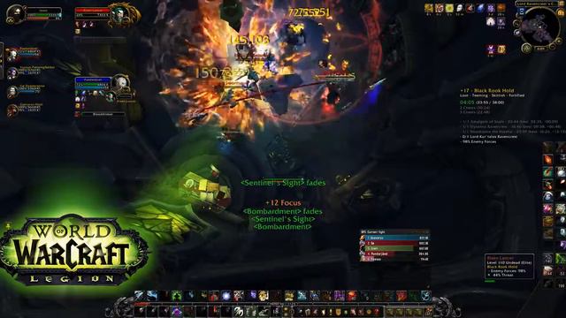 World Of Warcraft - Black Rook Hold +17 Mythic Keystone 1 chest (ilvl 900 Hunter pov) смотреть онлайн